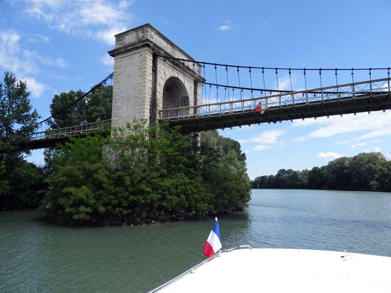 Pont suspendu de Fourque