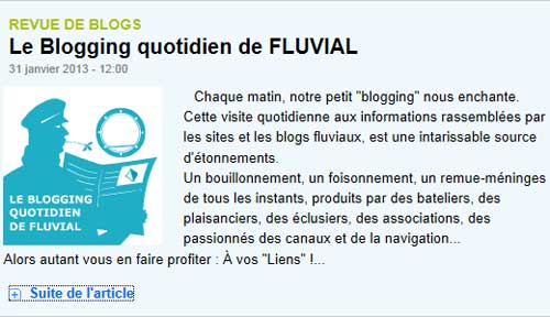 Blogging de Fluvial