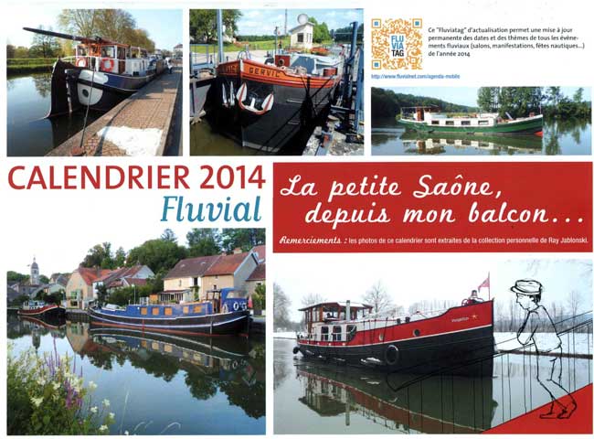 Le calendrier 2014 de Fluviali