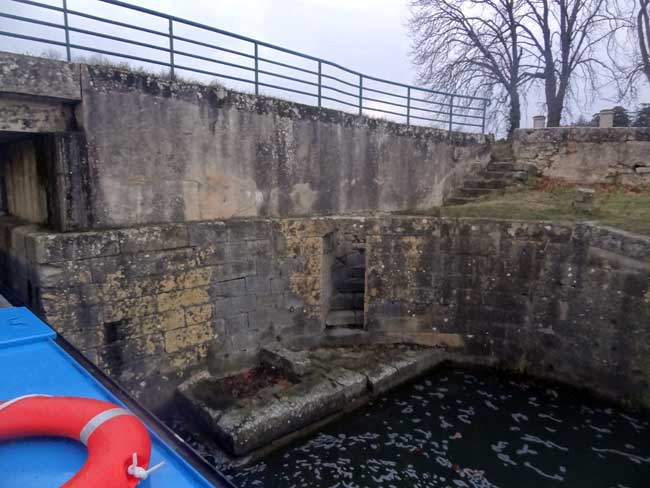Porte écluse de Laurens - Canal du Midi