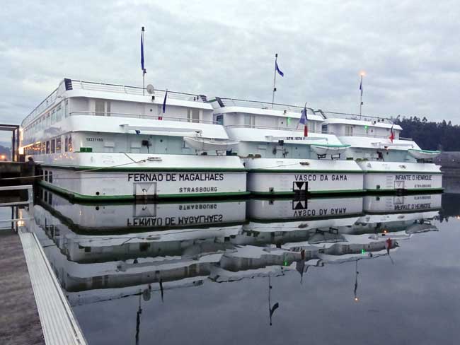 Flotte de croisieurope sur le Douro