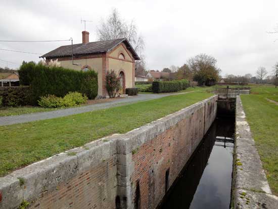 Canal de La Sauldre - Ecluse de L'Aunay